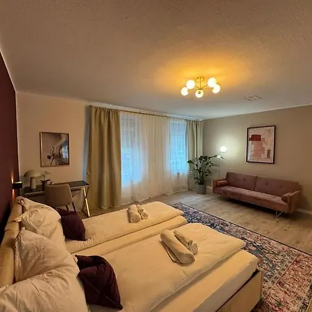 Апартаменты 3 Raum City-apartment - 5min Zum Hbf Grupello-1 Дюссельдорф