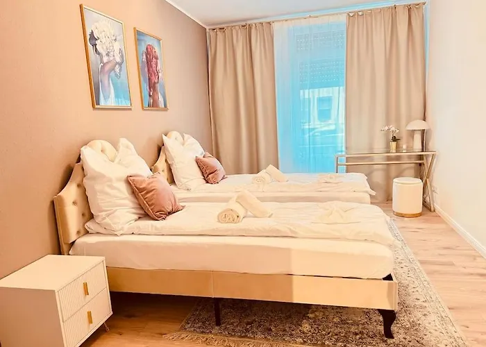 3 Raum City-apartment - 5min Zum Hbf Grupello-1 Apartment